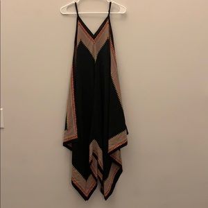 Anthropologie silk boho dress